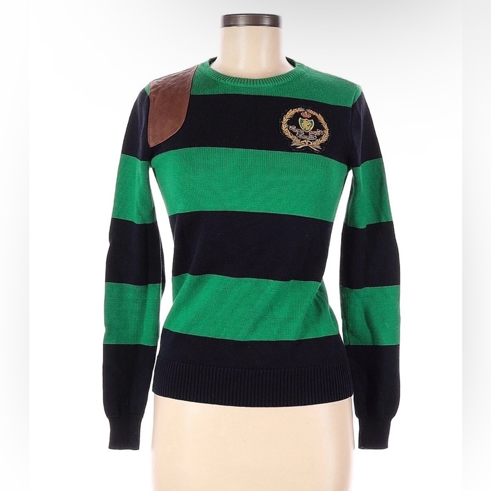 {Ralph Lauren Sport} Striped Crewneck Sweater